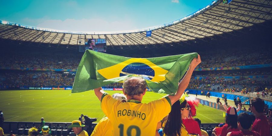 Brasiliansk supporter