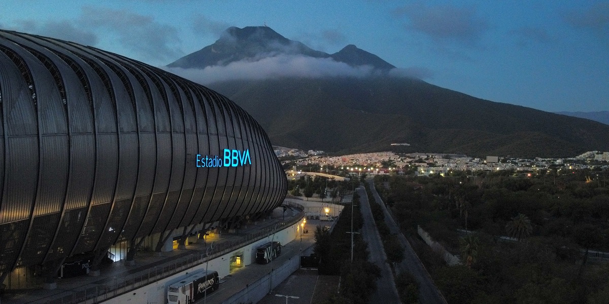 Estadio BBVA i Guadalupe, Monterrey, Mexiko