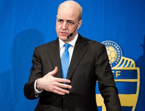 Svenska Fotbollförbundets nya ordförande: Fredrik Reinfeldt
