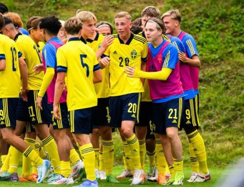 P18-landslagets trupp till lägret på Bosön