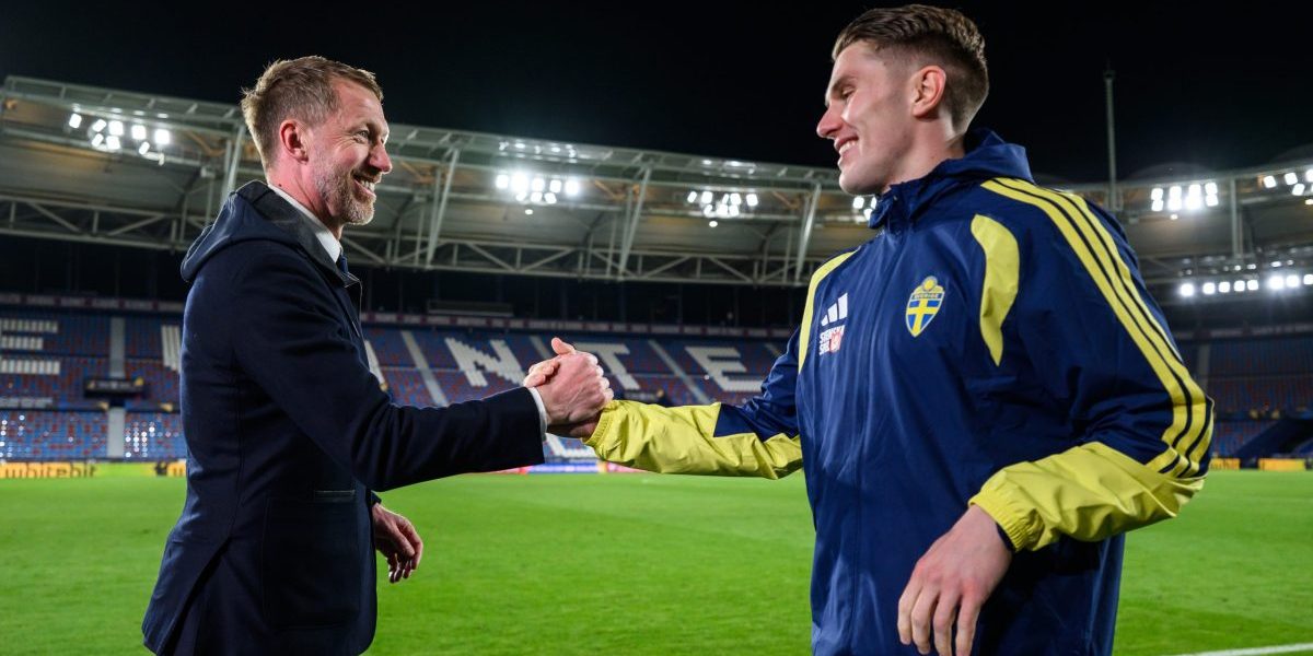 Graham Potter och Viktor Gyökeres