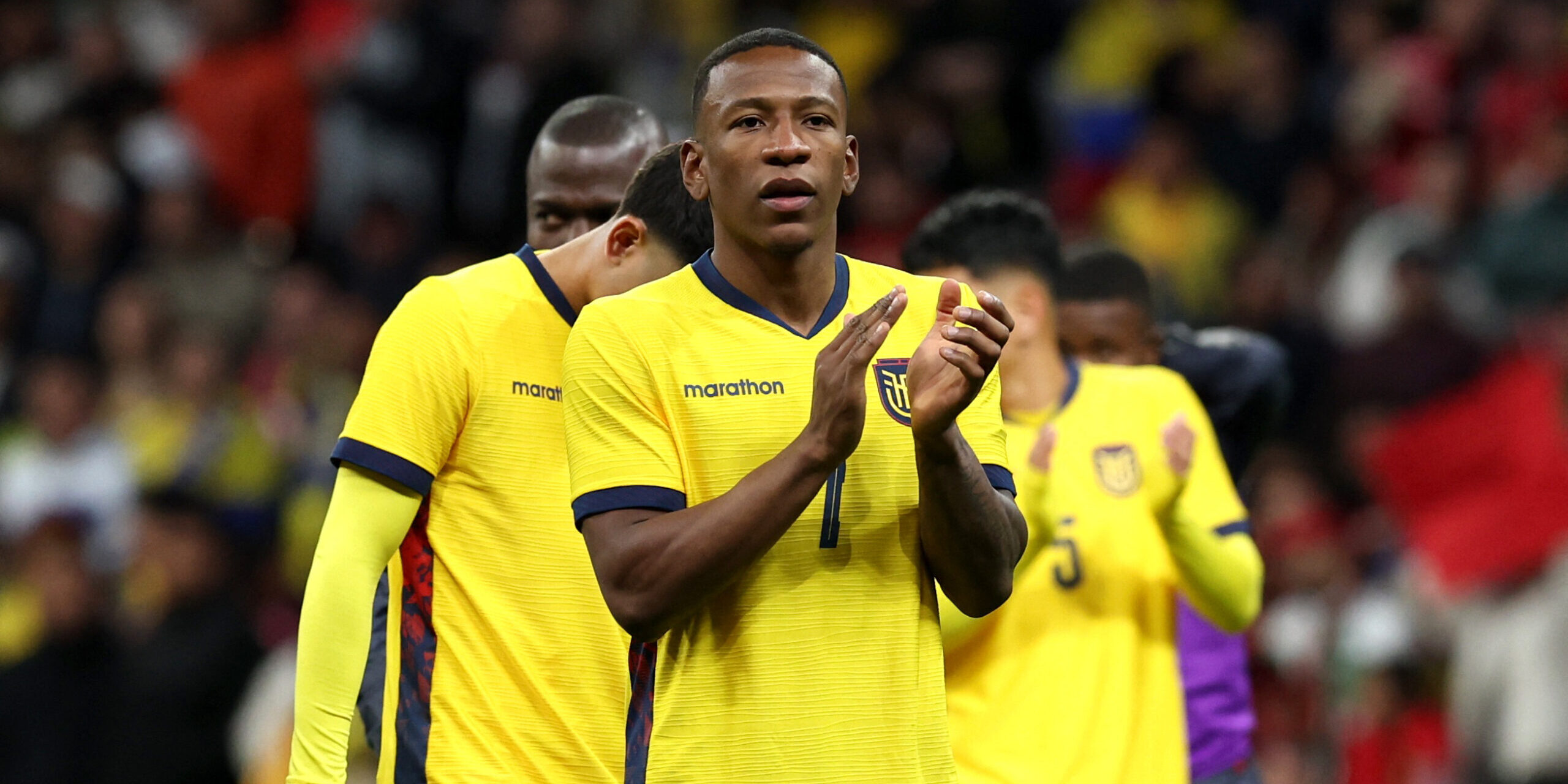 Ecuadors fotbollsspelare Pervis Estupinan