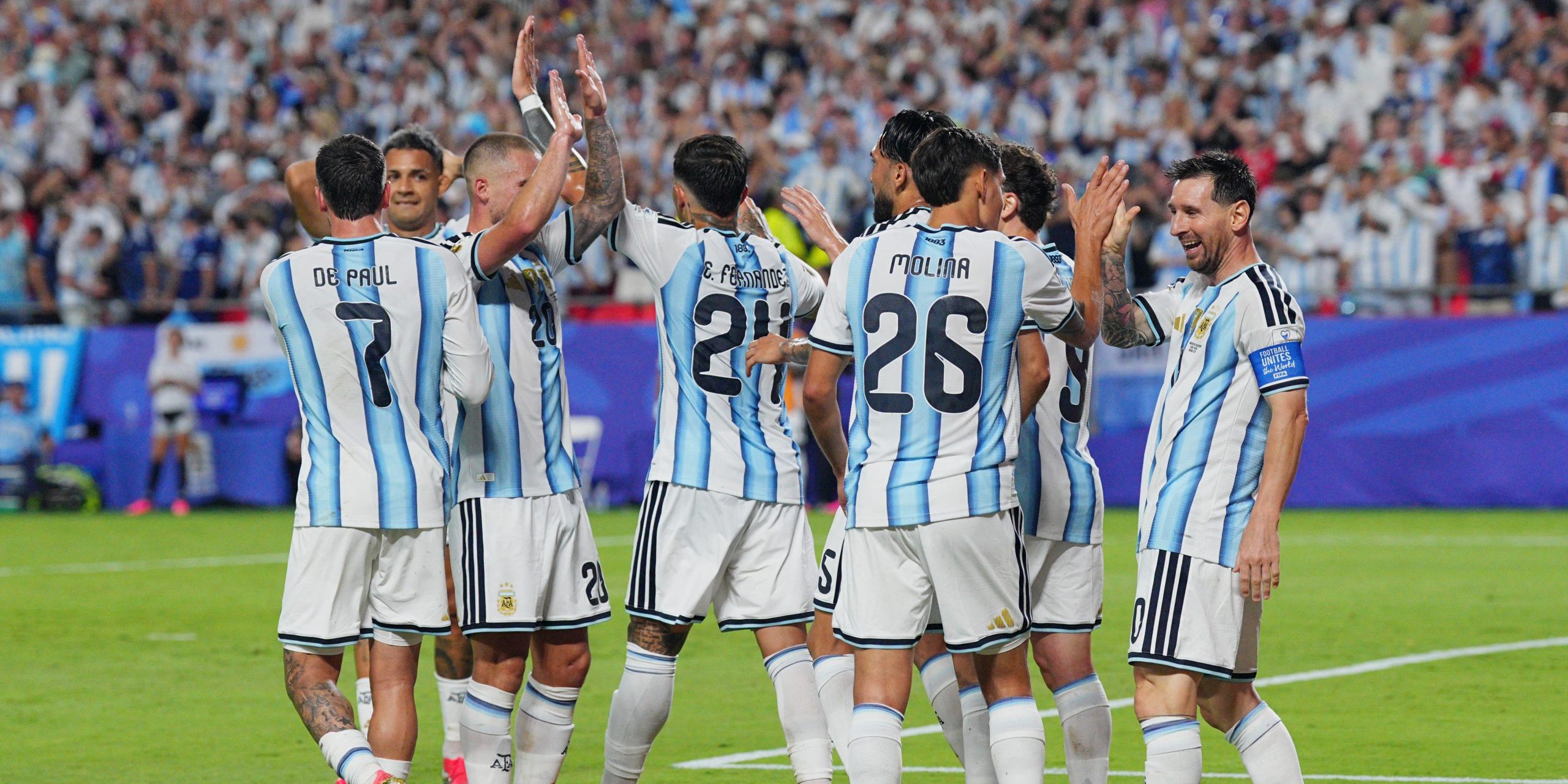 Argentina under VM-premiären