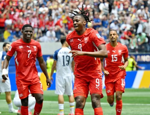 Manzambi dubbelmålskytt när Schweiz krossade Bosnien-Hercegovina