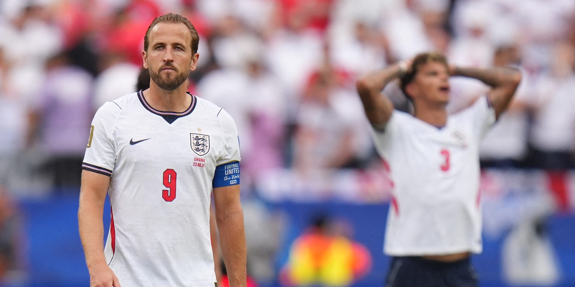 Harry Kane och England under VM-gruppspelet mot Ghana