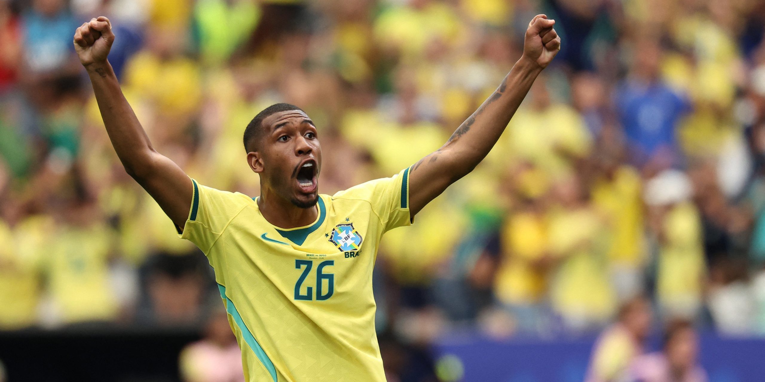 Brasiliens Rayan i fotbolls VM 2026