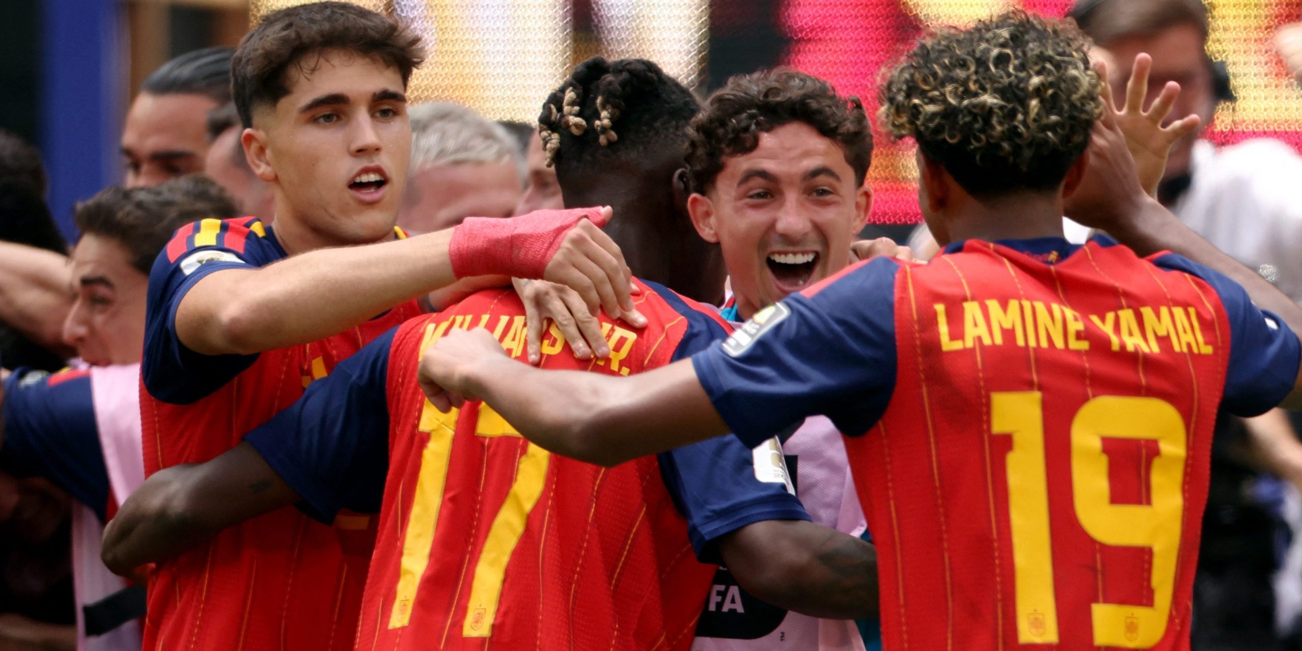 Spanien firar efter sin kvartsfinalseger