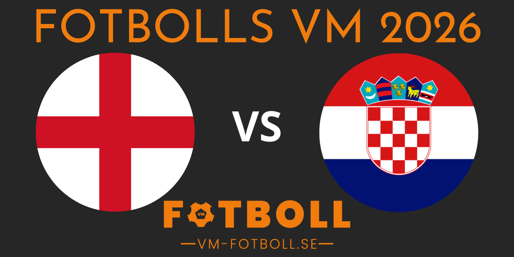 England Kroatien Fotbolls VM 2026