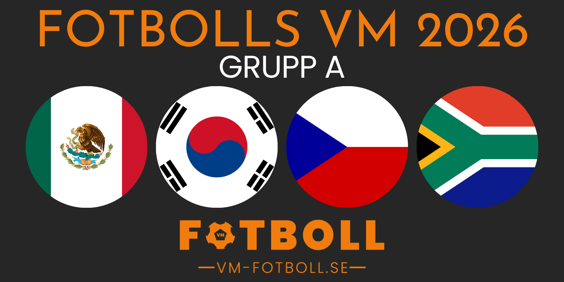 Fotbolls VM 2026 grupp A