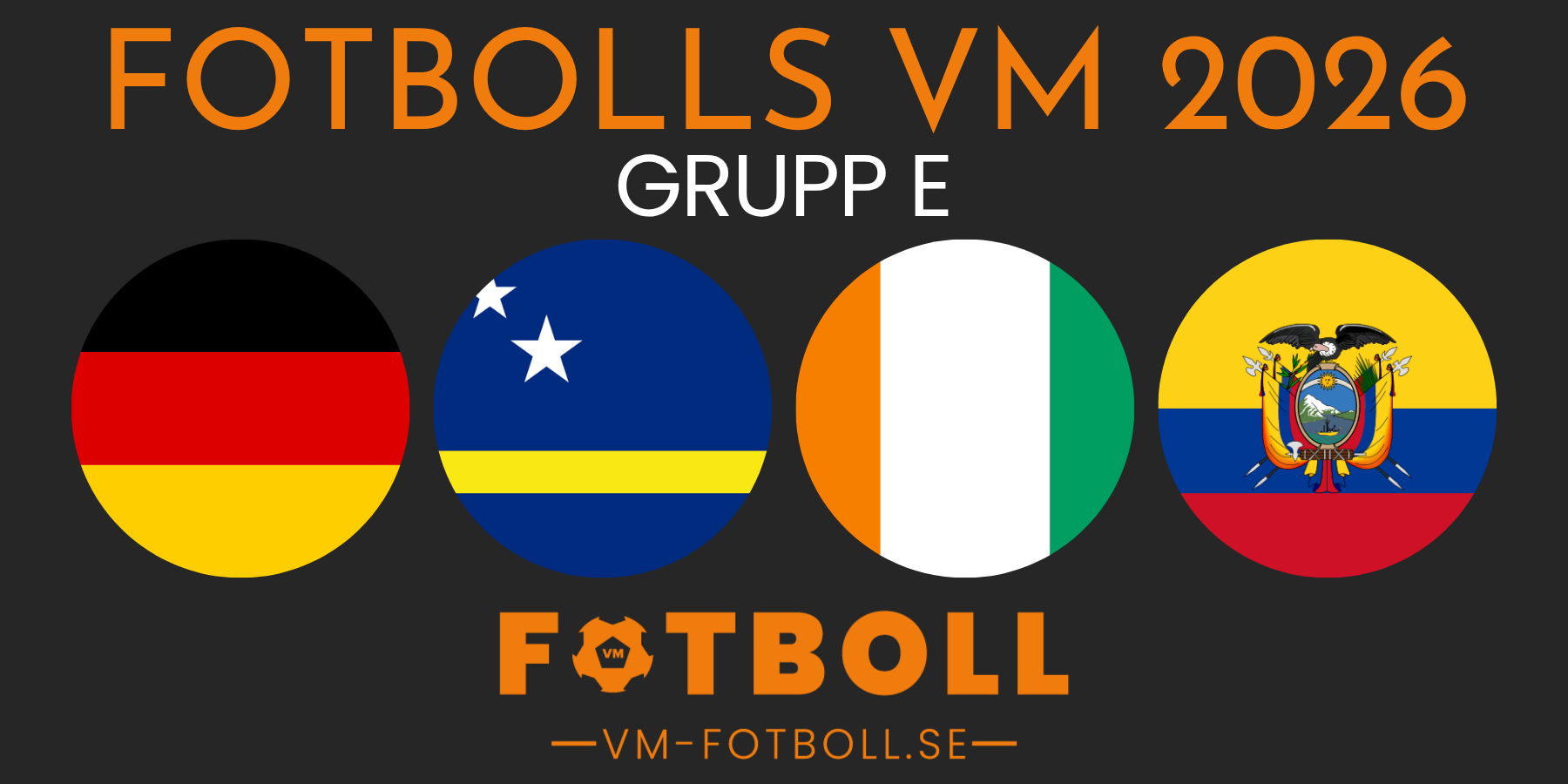 Fotbolls VM 2026 grupp E