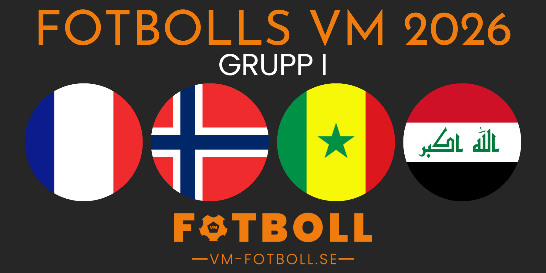 Fotbolls VM 2026 grupp I