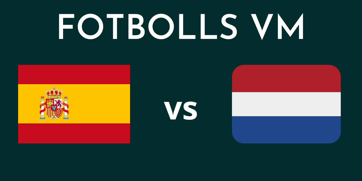 Spanien mot Nederländerna i fotbolls-VM 2023