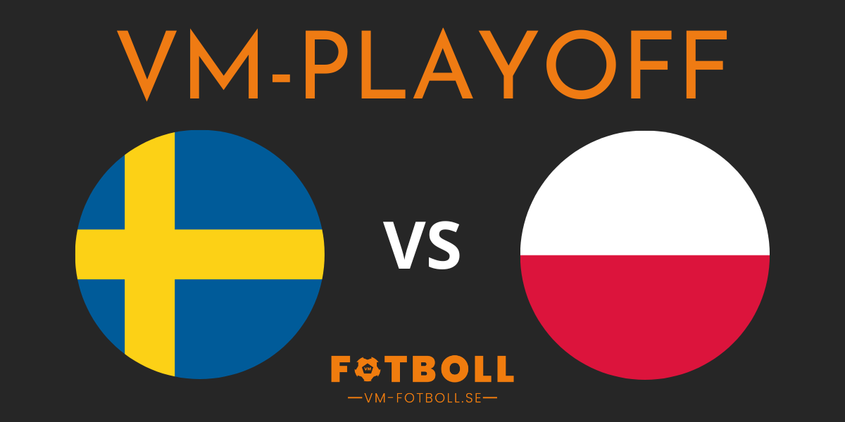 Fotbolls VM playoff Sverige Polen