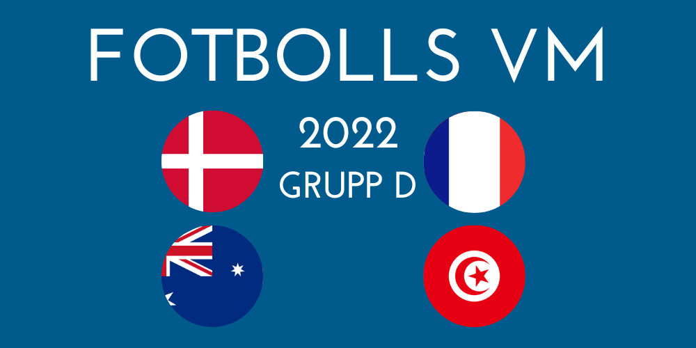 Grupp D fotbolls VM 2022