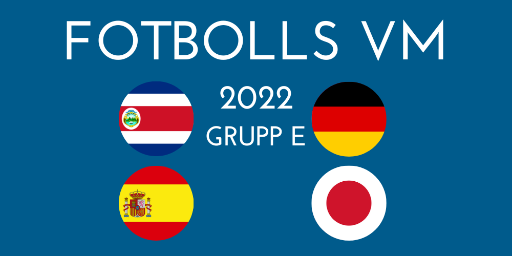 Grupp E fotbolls VM 2022