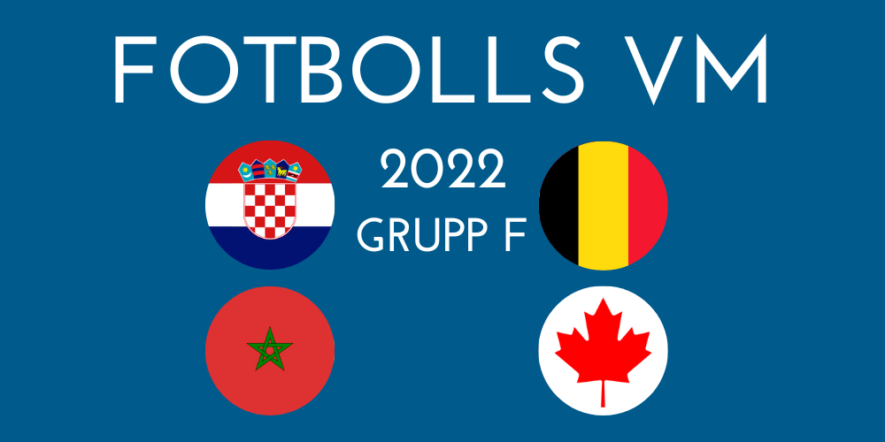 Grupp F fotbolls VM 2022