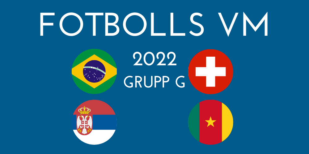Grupp G fotbolls VM 2022