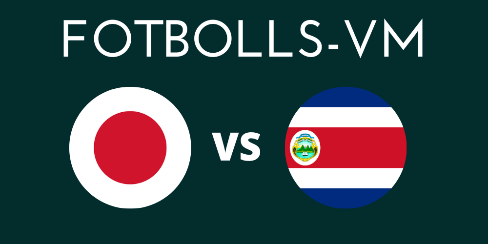 Japan Costa Rica fotbolls VM