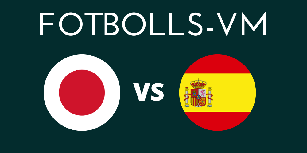 Japan Spanien fotbolls VM
