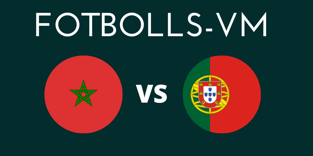 Marocko Portugal fotbolls VM
