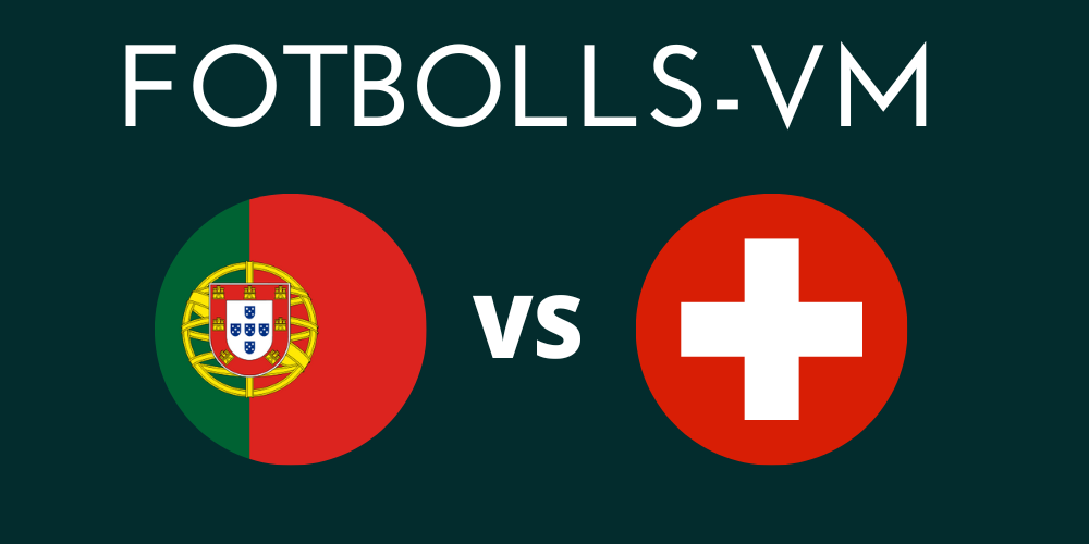 Portugal Schweiz fotbolls VM