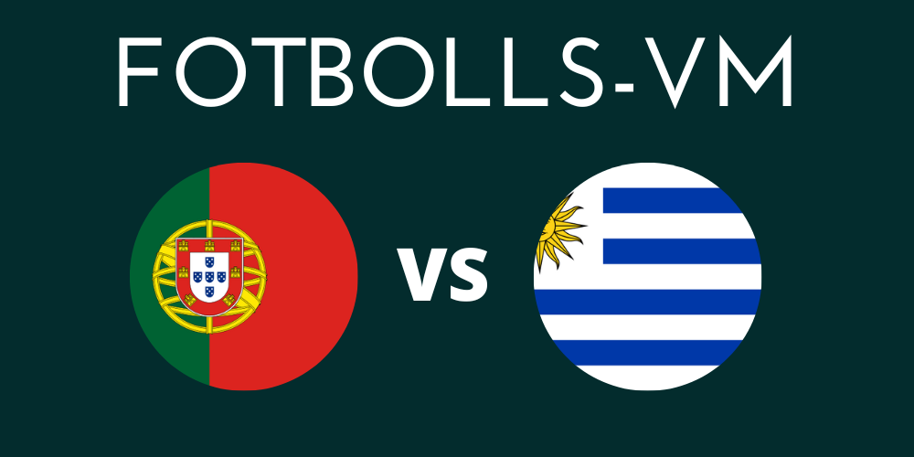 Portugal Uruguay fotbolls VM