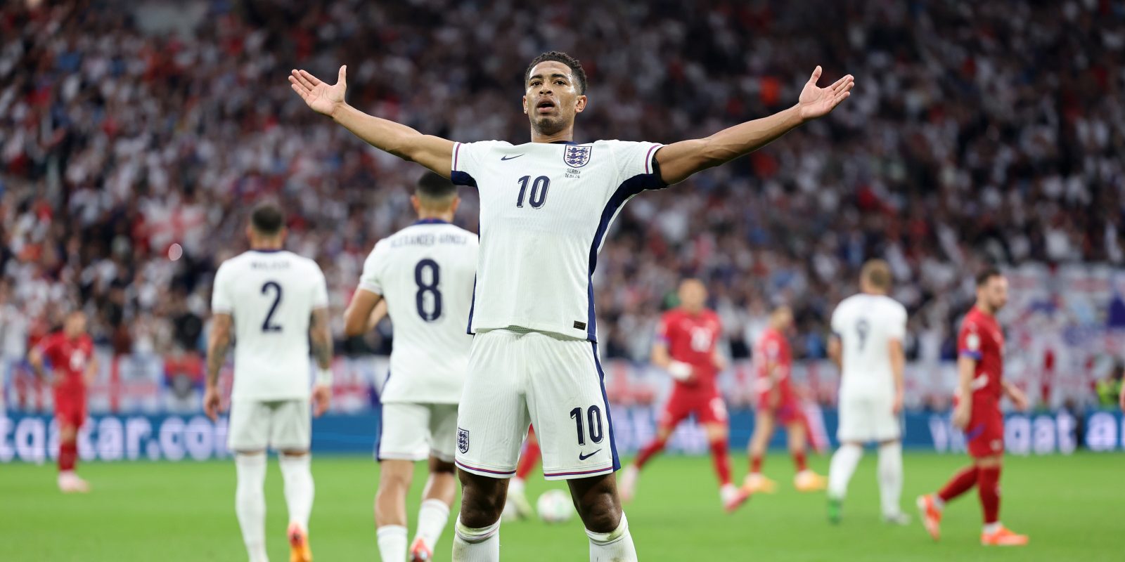 Jude Bellingham med England under EM 2024