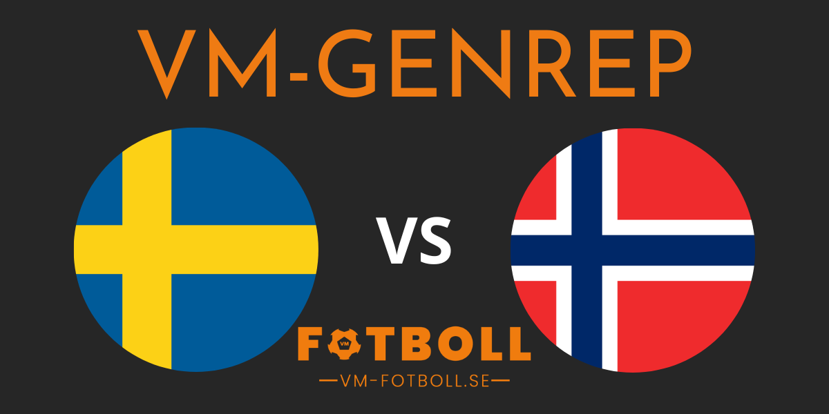 Sverige Norge VM genrep