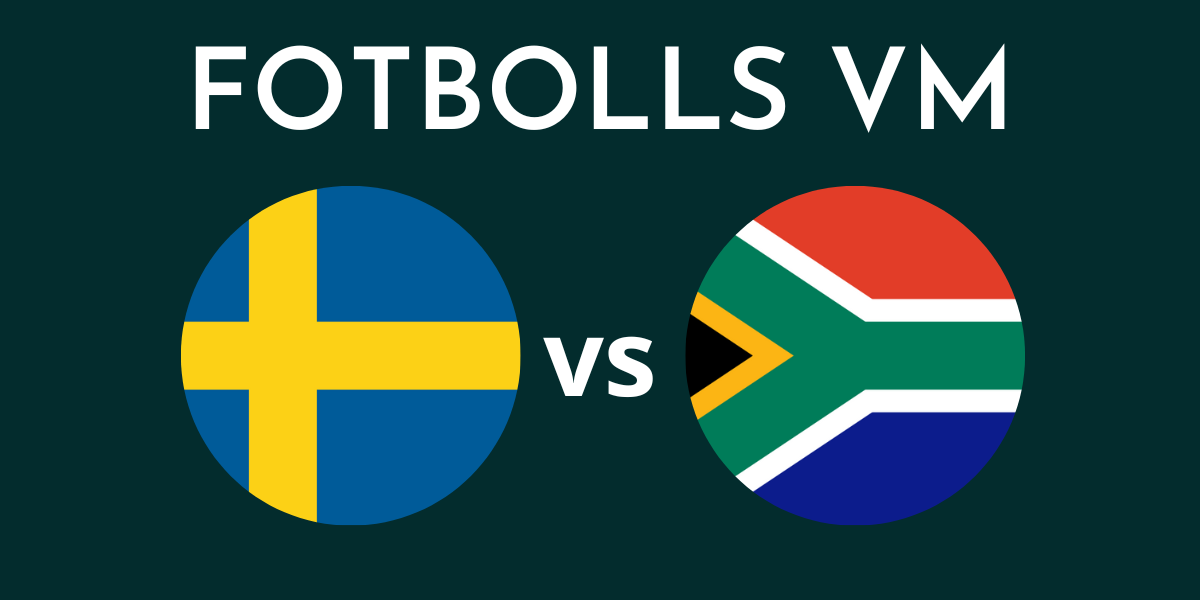 Sverige Sydafrika Fotbolls VM