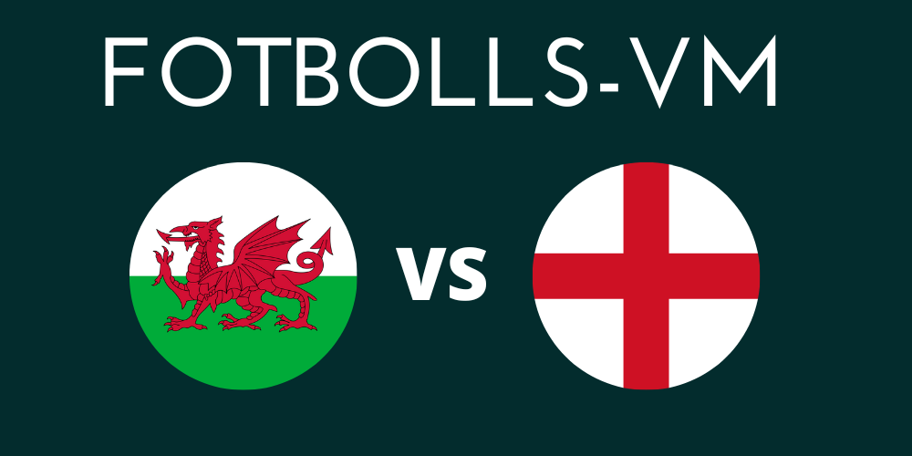 Wales England fotbolls VM