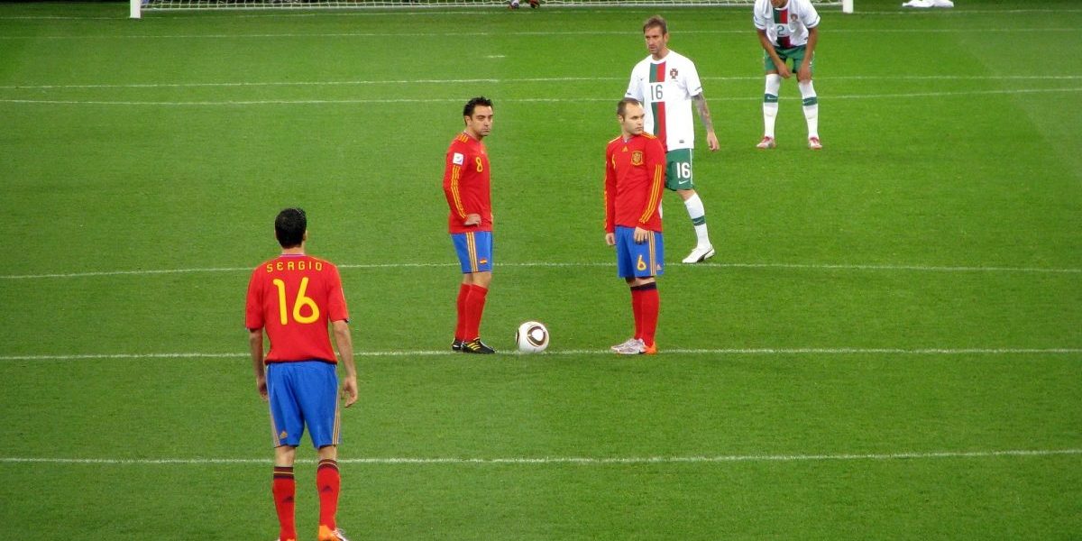 Andrés Iniesta och Xavi