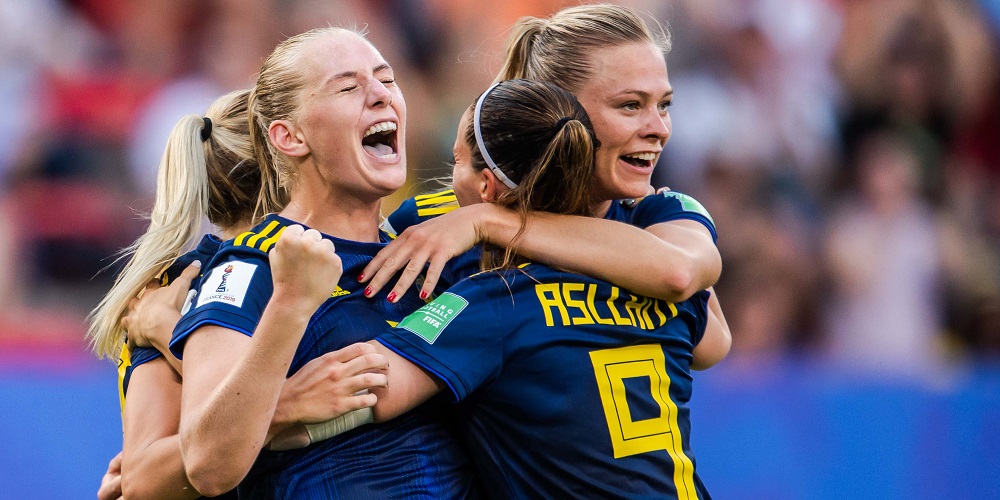 Seger mot Tyskland i kvartsfinal dam-vm